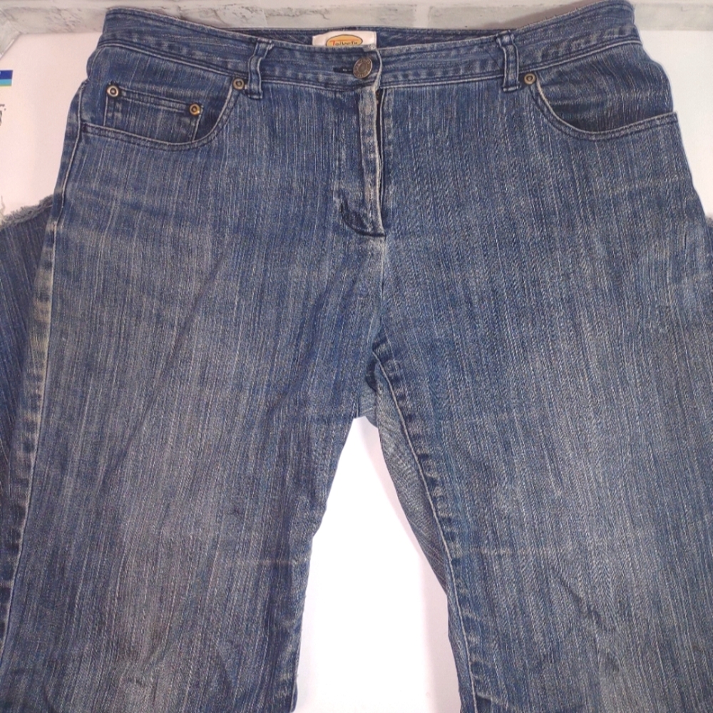 Sz. 8 Upcycle Classic Blue Denim Jeans